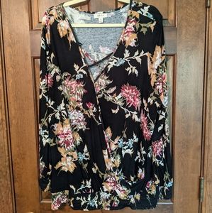 Style & Co knit wrap top